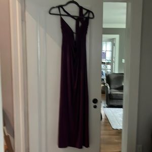 Purple maxi dress. Black is on the label but bought from ASOS.